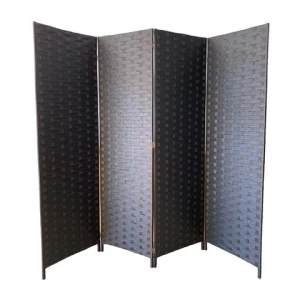 High-grade 4 Panel Folding Privacy Partition Garden Decoration Paper Screen
