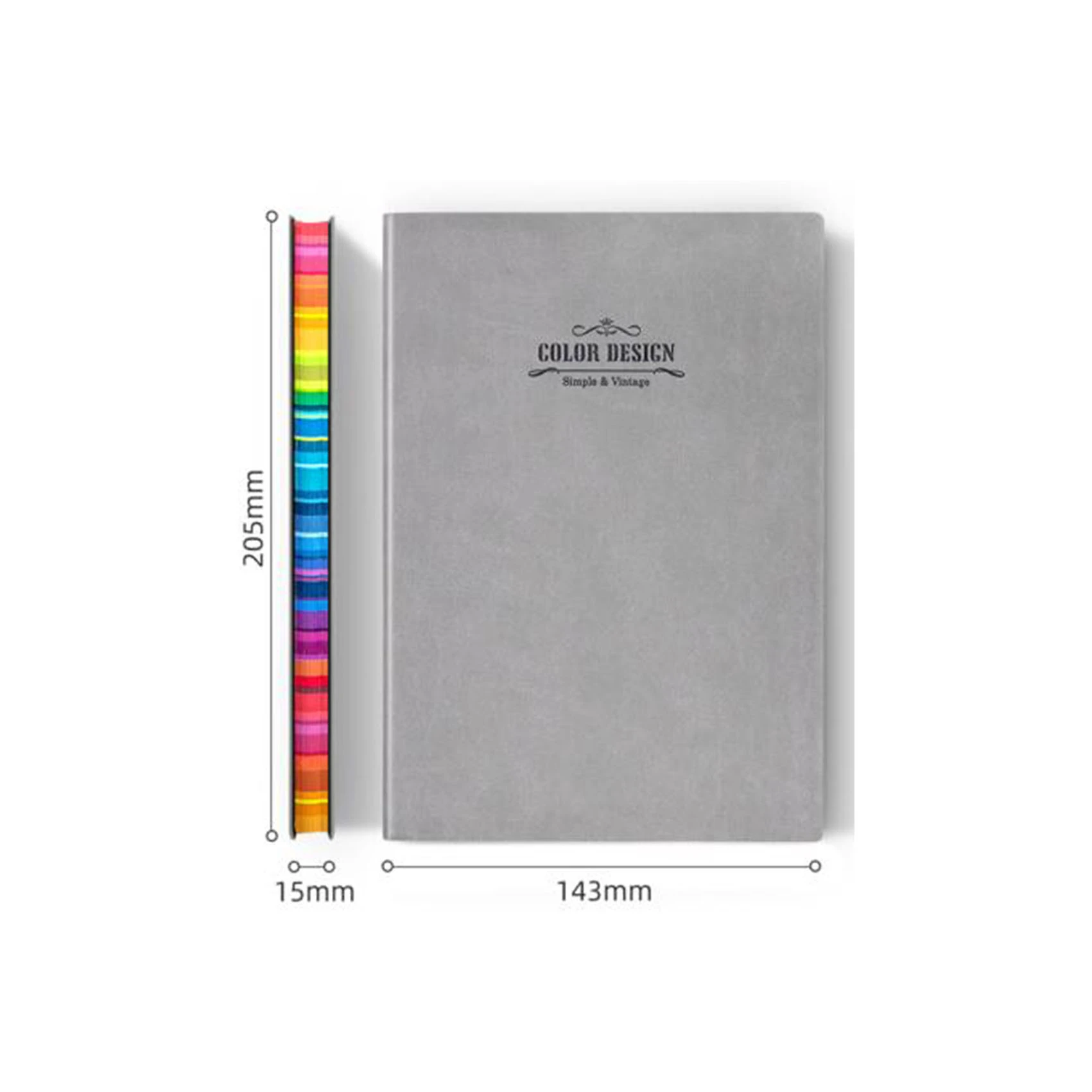 High performance colorful quality inner core 25K size 112 sheets business office stationery notebook
