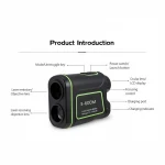 high precision 600m laser monocular telescope goft rangefinder with angel,speed,height