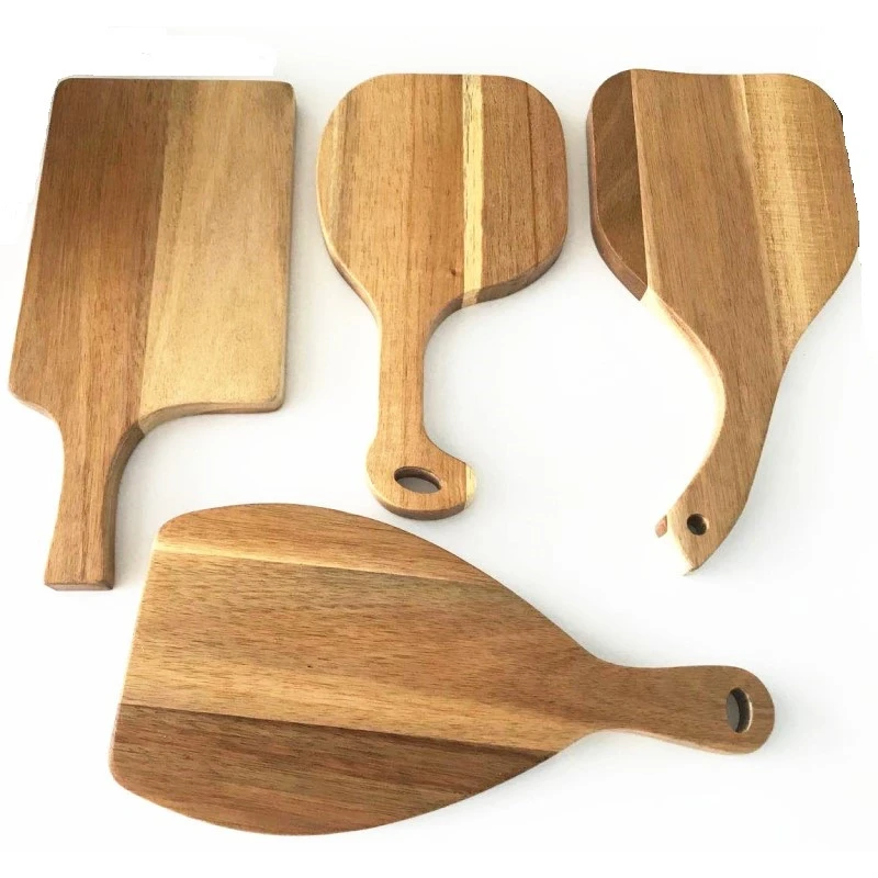 High Quality Acacia Wood Cheese Cutting Board With Handle