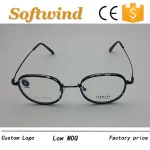 High quality brand round glasses reading optical 1 moq 3d glasses