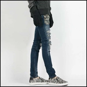High Quality Brand Wholesale Damaged Men Ripped Jeans