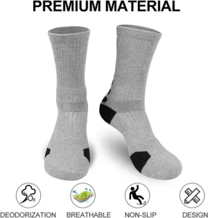 High Quality Breathable Compression Elite Basketball Sport Socks for Men Women Unisex Crew Socks with Custom Logo Wholesale