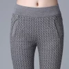 High quality female trousers rayon nylon polyester worsted jacquard knitting fabric