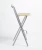 Import High quality folding bar stool wooden top folding bar chair with metal frame from China