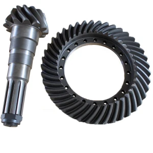 High quality gearbox spiral bevel gear steel basin angle teeth