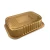 Import High quality gold colored disposable aluminum foil folod container from China