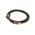 Import High quality gold plated stainless layered tiger eye beaded bracelet from China