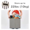 High quality home portable collapsible multifunctional stripe storage and organization box for office organizer