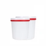 High Quality Household And Simple Style Two Piece Round Trash Can With Lid