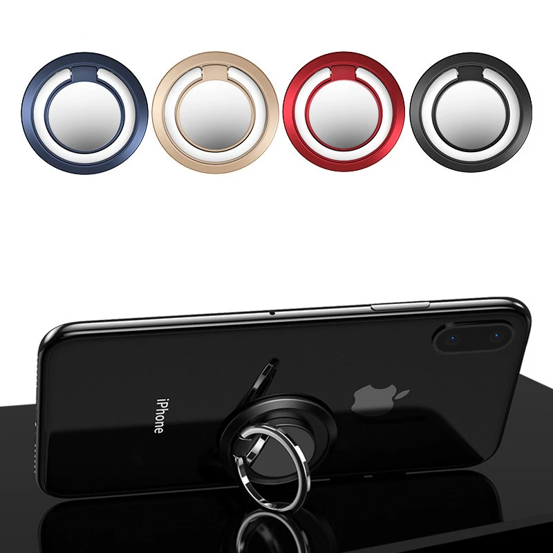 High Quality Magnetic Mobile Phone Ring Holder Multi-function Ring Car Magnetic Anti-drop Holder