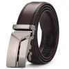 High Quality  MenS Business Gift Black And Brown Luxury  Genuine Leather Belt