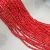Import High quality oval coral bead jewelry processing raw material red for jewelry production from China
