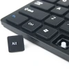 High quality portable 2.4g wireless keyboard and mouse combo set