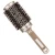 Import High Quality Salon Rubber Handle Round Nano Ionic Technology Ceramic Boar Bristle Hair Brush from China