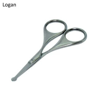 High quality stainless steel cosmetic manicure scissors set nose hair scissors