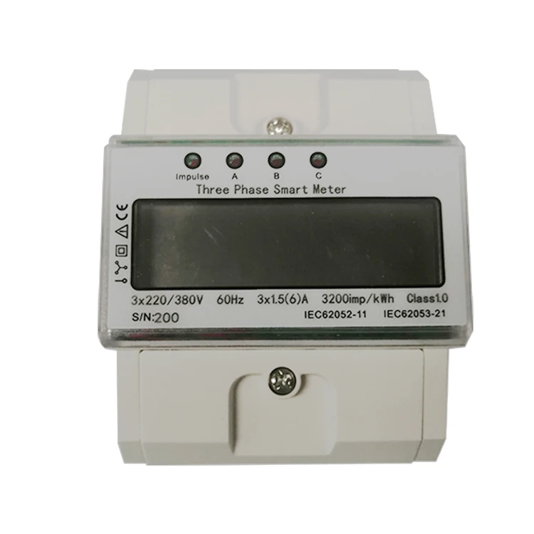 High Quality Three Phase Wifi Three-phase Electrical Energy Solar Electricity Meter Smart