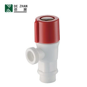 High Quality Two Way Plastic Water Angle Cock Valve