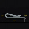 High Quality U-shape Garment Accessory Plastic Clips for packing
