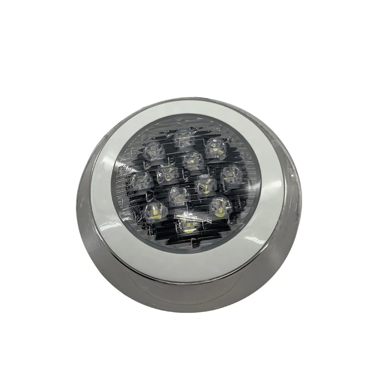 High quality 	wall mounted led pool light AC/DC Stainless steel Led Swimming Pool Light IP68 Led Surface Mounted Pool Light