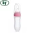 Import High reputation medical standard pure silicone cereal rice paste baby feeding bottle with spoon from China