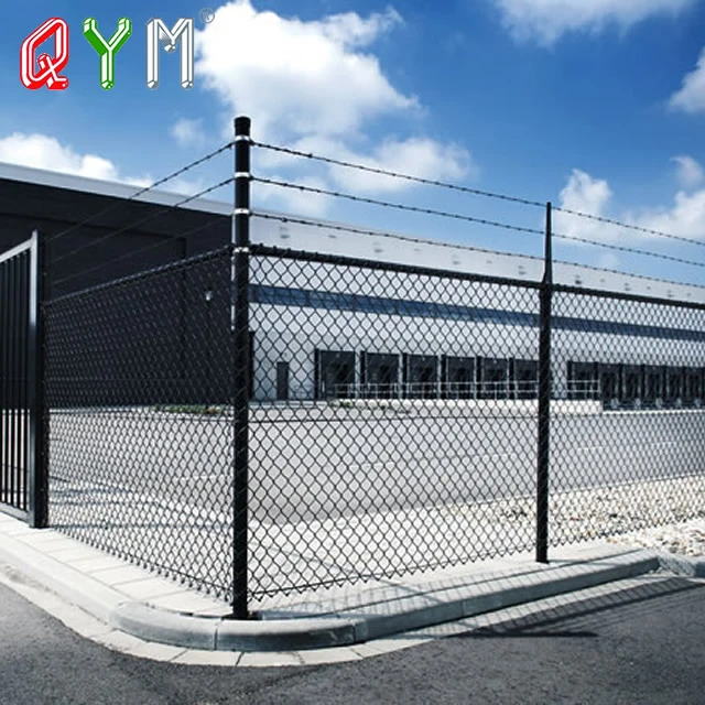 High Security Steel Chain Link Wire Mesh Airport Fence
