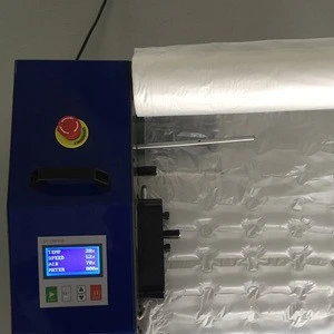 High speed air packaging cushion bubble wrap film and air pillow bags making machine