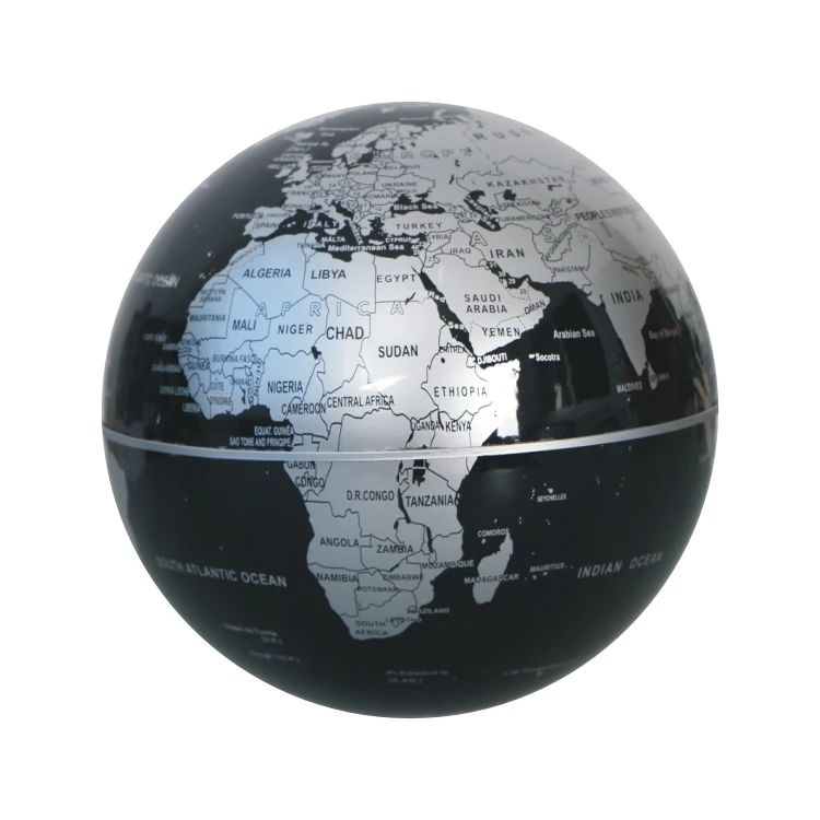 High technology Magical new year gifts crafts magnetic rotating globe floating levitation globe