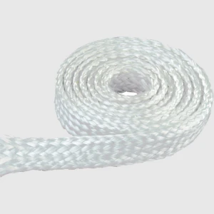 High temperature electric insulation fiberglass braided cable sleeve wire covering fiberglass braided sleeving