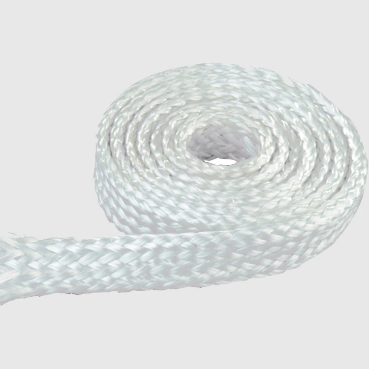 High temperature electric insulation fiberglass braided cable sleeve wire covering fiberglass braided sleeving