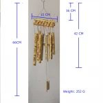 home decorative bamboo wind chimes
