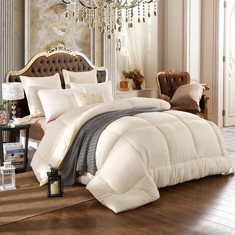 Home Hotel Decor Soft Down Alternative Microfiber Quilted Comforter
