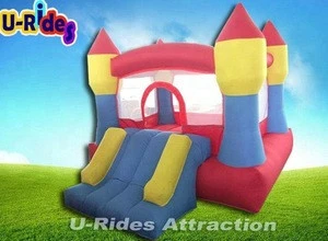 Home use Kids nylon mini inflatable bouncer with slide
