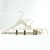 Hometime factory eco friendly pant hangers skirt hanger with adjustable rose gold clips