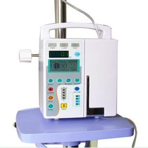Hospital infusion pump with drug library &amp; infusion record