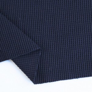 Hot 97%Cotton 3%Spandex 280GSM Stretch Waffle Fabric for Garment Co0014-23