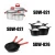Import Hot Fashion Cooking Tools Electric and Gas Induction Aluminum Pasta Soup Pot 3 Pieces Ceramic Coating Nonstick Cookware Set from China