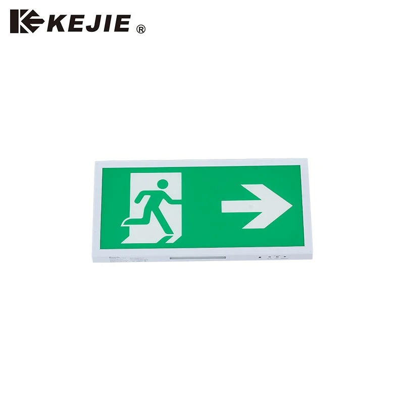 Hot Kejie 30Mm Thin Led Emergency Exit Sign Lighting With Self Testing