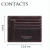 Import Hot Minimalist Custom Leather Men Slim Credit Card Holder from China