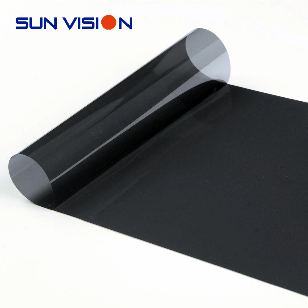 2PLY SRC Solar Window Tint Car Film, No Color Fading Dyed Professional Auto Window Glass Film, Insulation Films, Charcoal Car Film