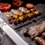 Import Hot Sale 33cm 40cm 0.2mm Thickness Black Fireproof Easy Clean Resauble BBQ Mat BBQ Accessories Grill Mat from China