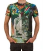 hot sale 3D printing tee mens sublimation t shirts design