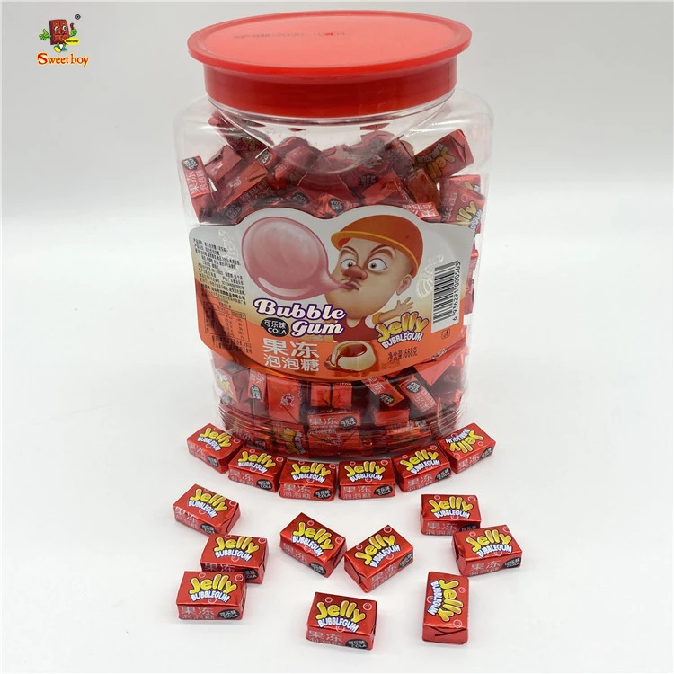 Hot sale best quality chewing gum candy jar bubble gum beads