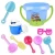 Import Hot sale children&#39;s beach toys 9-piece suit glasses beach bucket creative summer water toys stall wholesale from China