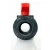 Import Hot sale DN32 pvc double union ball manual valve from China