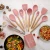 Import Hot Sale Food Grade Silicone Set With Holder Luxury Kitchenware From China Accessories Kitchen Utensils Tools from China