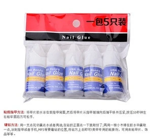 Hot Sale non-toxic waterproof nail glue 3g false nail special glue