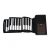 Import Hot Sale portable digital MIDI hand roll piano soft keyboard organ 61keys silicone flexible electronic piano from China