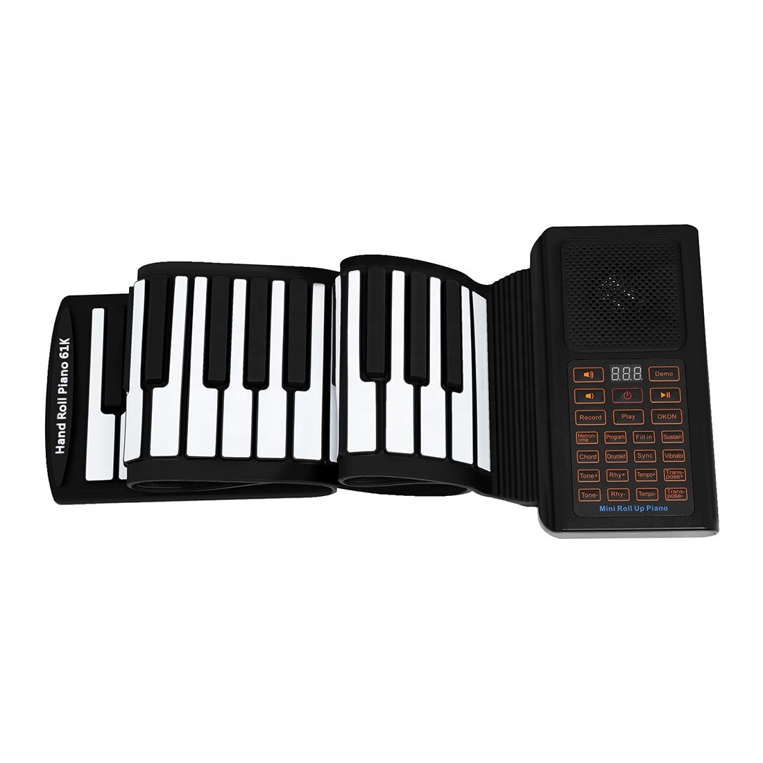Buy Hot Sale Portable Digital Midi Hand Roll Piano Soft Keyboard Organ ...