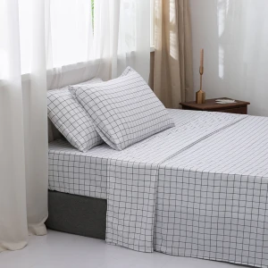 Hot Sale Printed Bed Sheet Bedding Set 4pcs Floral  Bedding Set Bed Sheet With Polyester Fabric